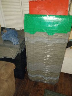 Industrial storage bins