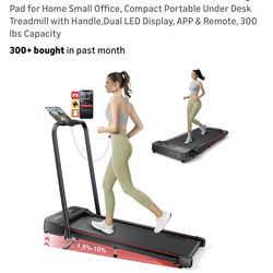 2 in 1 foldable treadmill