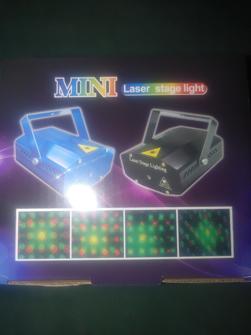 LED Mini Laser Light With Stand