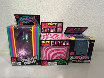 NeeDoh Dream Drop, Candy Swirl & Gumdrop