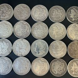 Morgan Silver Dollar US 90% Silver Coin Lot