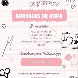 Arrangements for clothing 