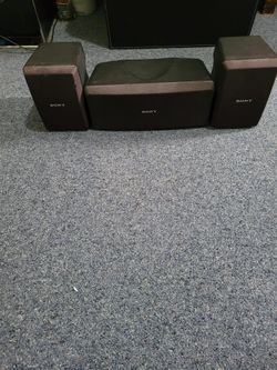Sony 2 Fronts And A Center 