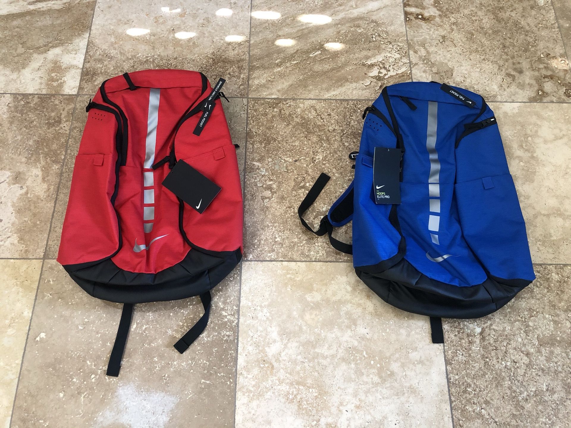 Nike Elite Basketball Backpack Red And Blue