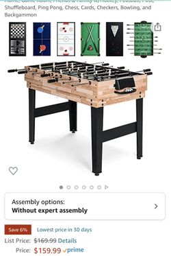 Combo Game Table