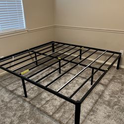King size metal bed frame