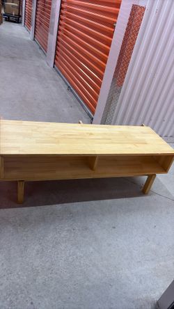 Light Wood TV Stand