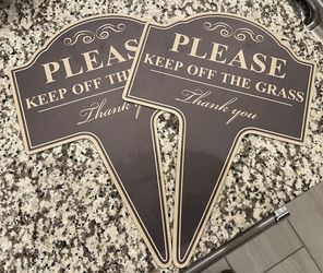 Stainless Steel Yard Signs