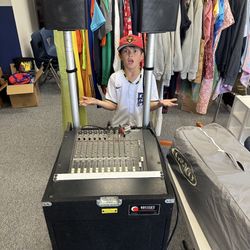 Sound Board And Speakers