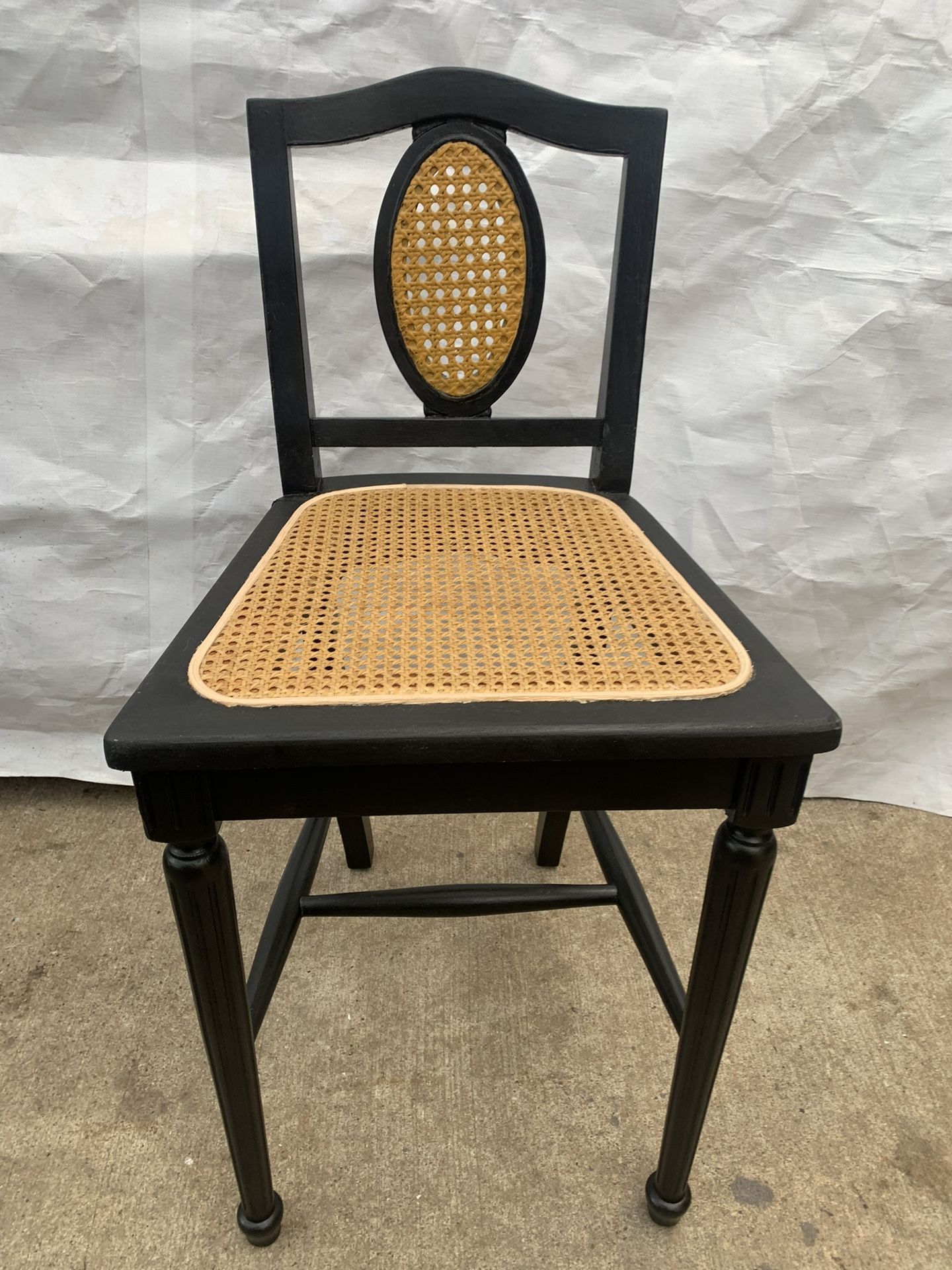 Vintage Cane Accent Chair Small chair 15 W x 16 D x 29.5 H Seat @19