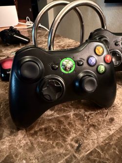 Official Microsoft Xbox 360 Wireless Controller ~ Black  Buy one or Both