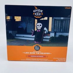 Halloween Inflatables $20-$36, 3.5 FT LED Bow Tie Reaper - Indoor/Outdoor