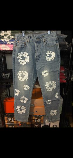 Denim tear jeans blue