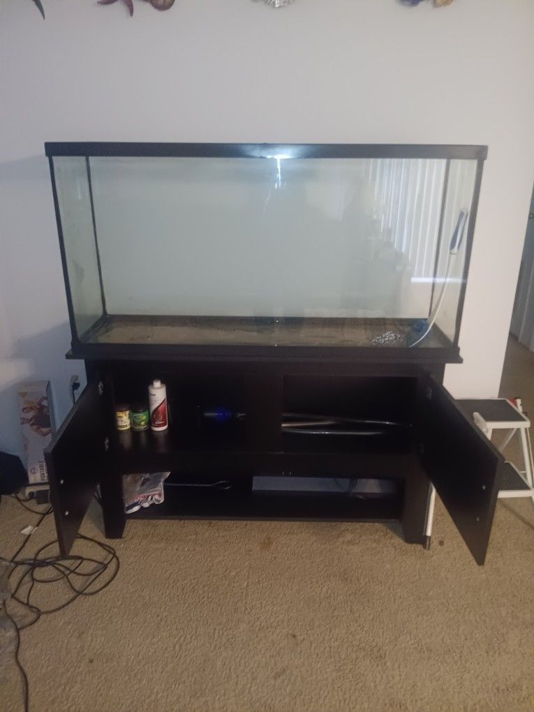 55 Gallon Fish Tank With The Stand