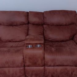 Reclining Couch And  Love Seat