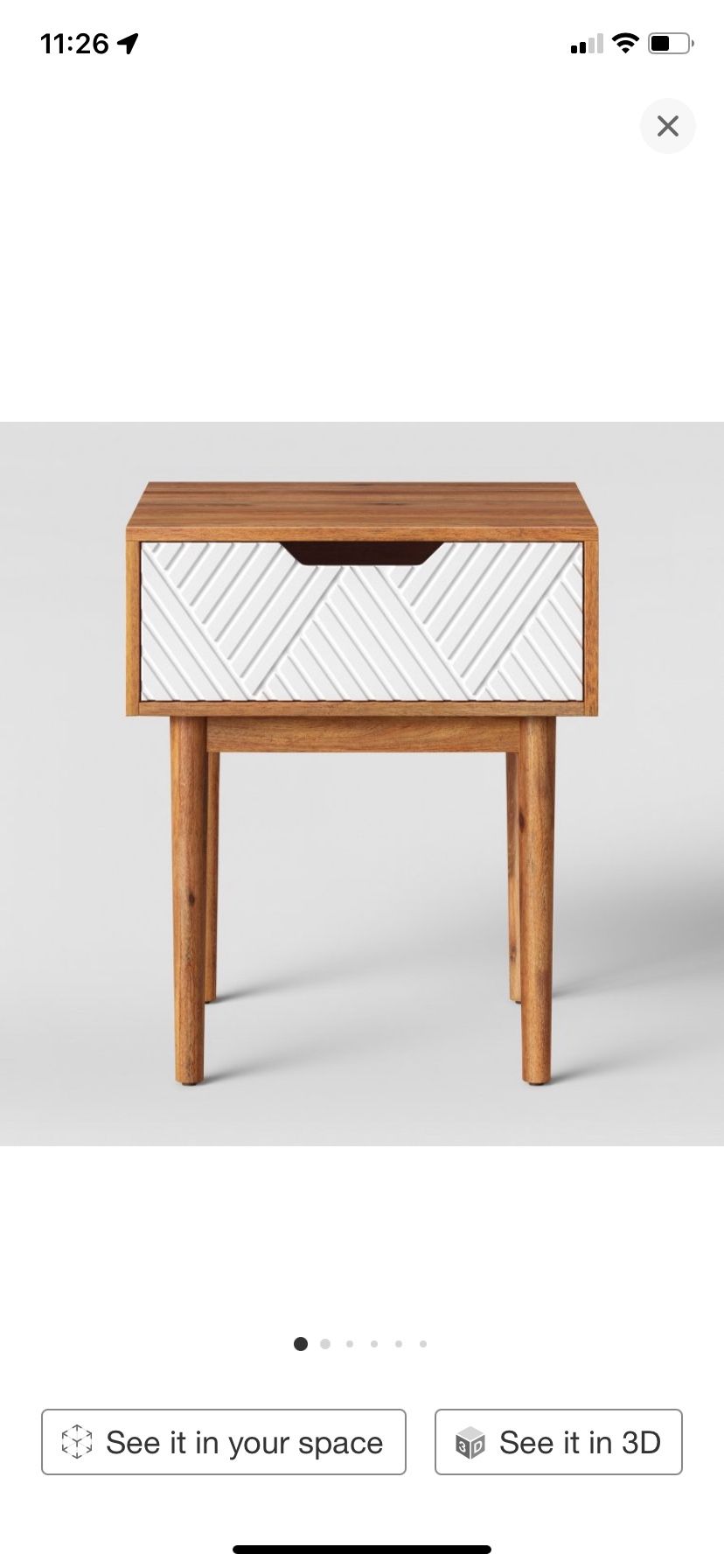 touraco dresser white brown - opalhouse Touraco Chest Brown/White