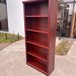 (2 Colors) New 68”x31”x13” Wooden 5 Tier Bookcase Book Shelves Shoe Rack 