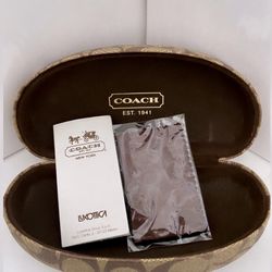 Authentic Monogrammed-C COACH sunglasses Hard Case
