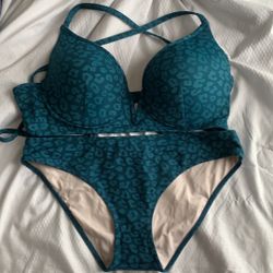 Teal 2 Piece Swimsuit 
