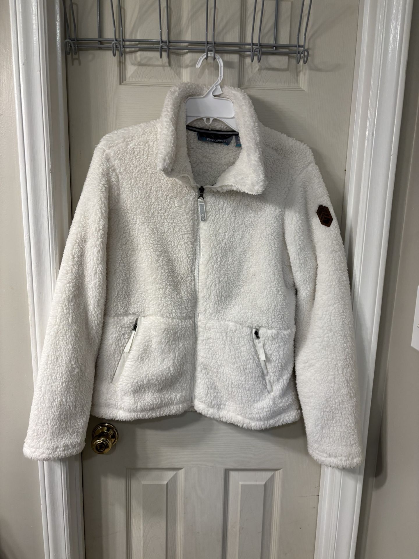 Ladies Free Country Soft Pile Fleece Jacket Size Medium