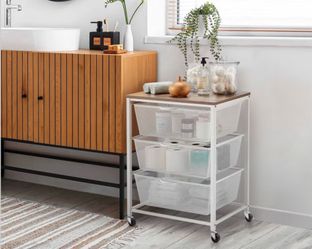 Edifice 3-tier Mesh Basket Cart