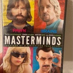 Masterminds DVD NEW