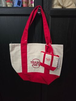 new trader joes red set - micro & mini tote