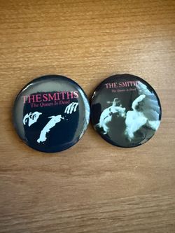 The Smiths Queen Is Dead Pin Buttons Set of 2