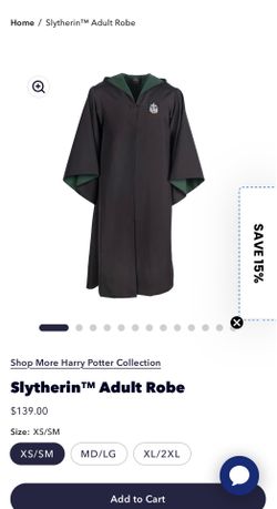 Official Harry Potter Robe - Slytherin