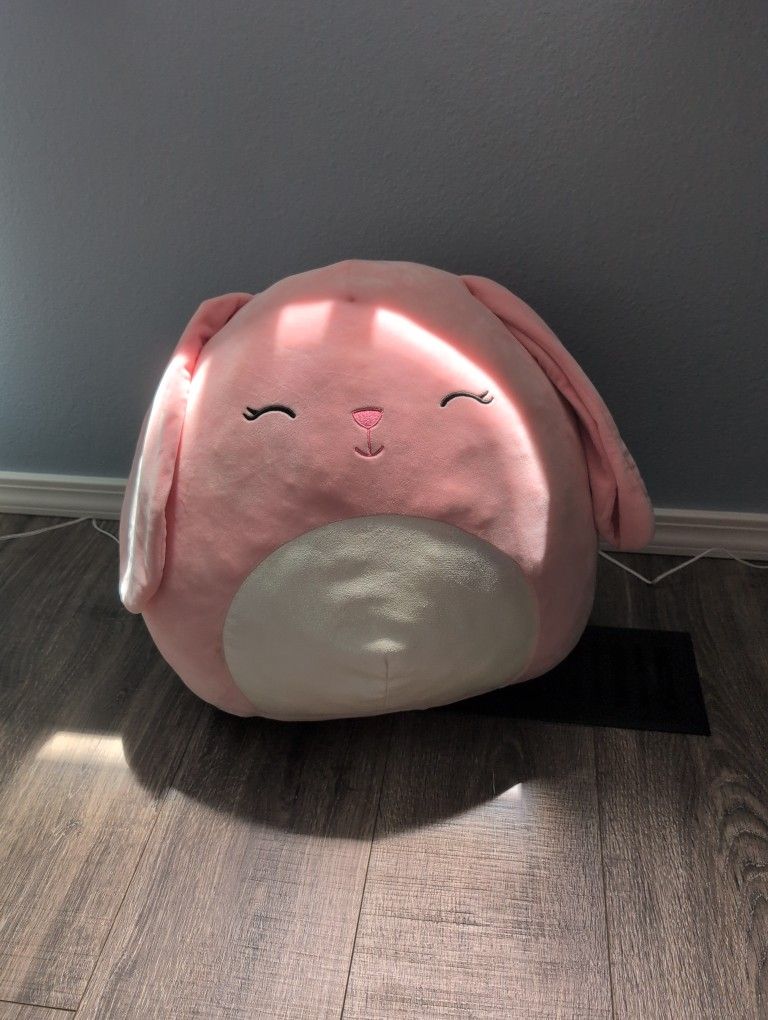 Pink Bunny Squishmallow