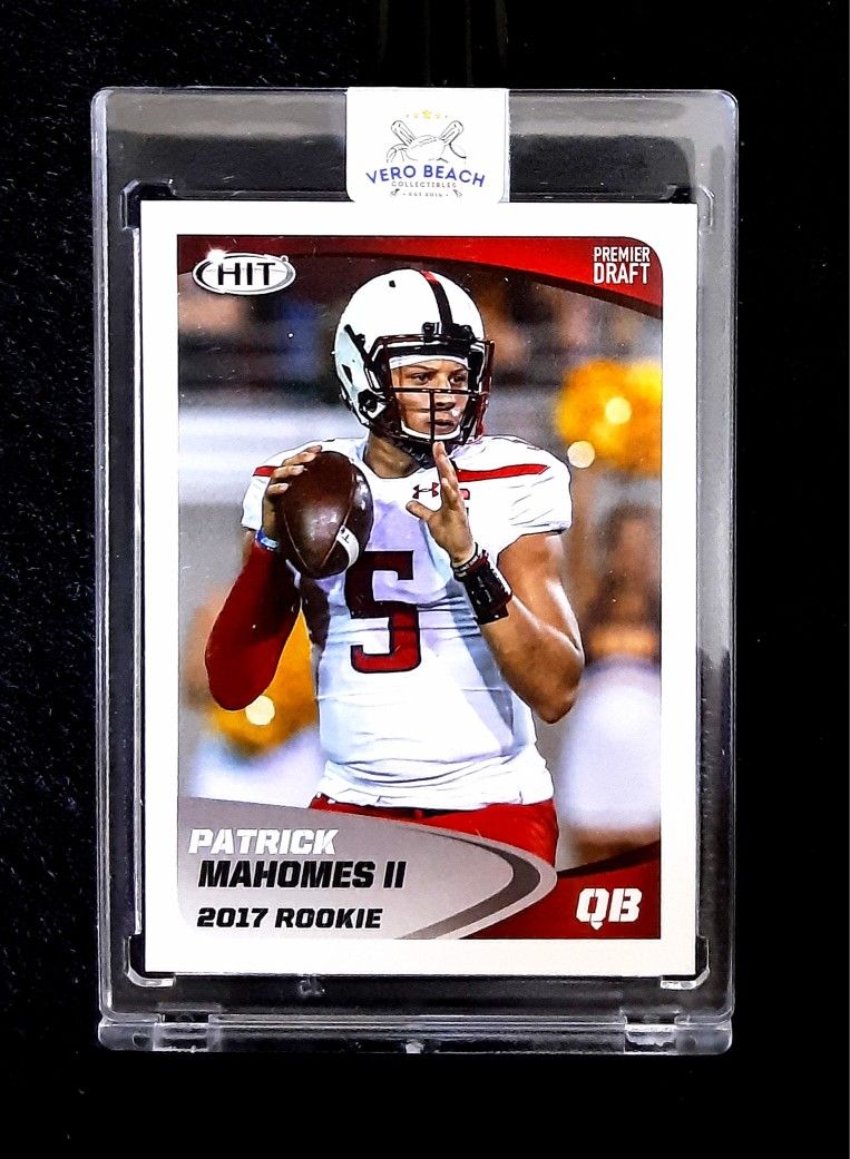 Patrick Mahomes II 2017 SAGE HIT Premier Draft ROOKIE!! KANSAS CITY CHIEFS NFL
