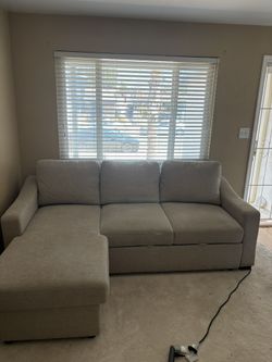 Beige 3 Seat Sofa
