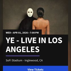 Kanye Day 1 Wed April 1st 