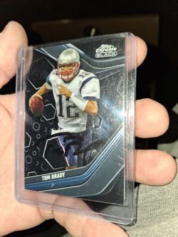 SALE SIGNED TOM BRADY FOOTBALL CARD COA