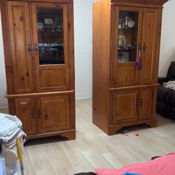 Large Entertainment System- Wood