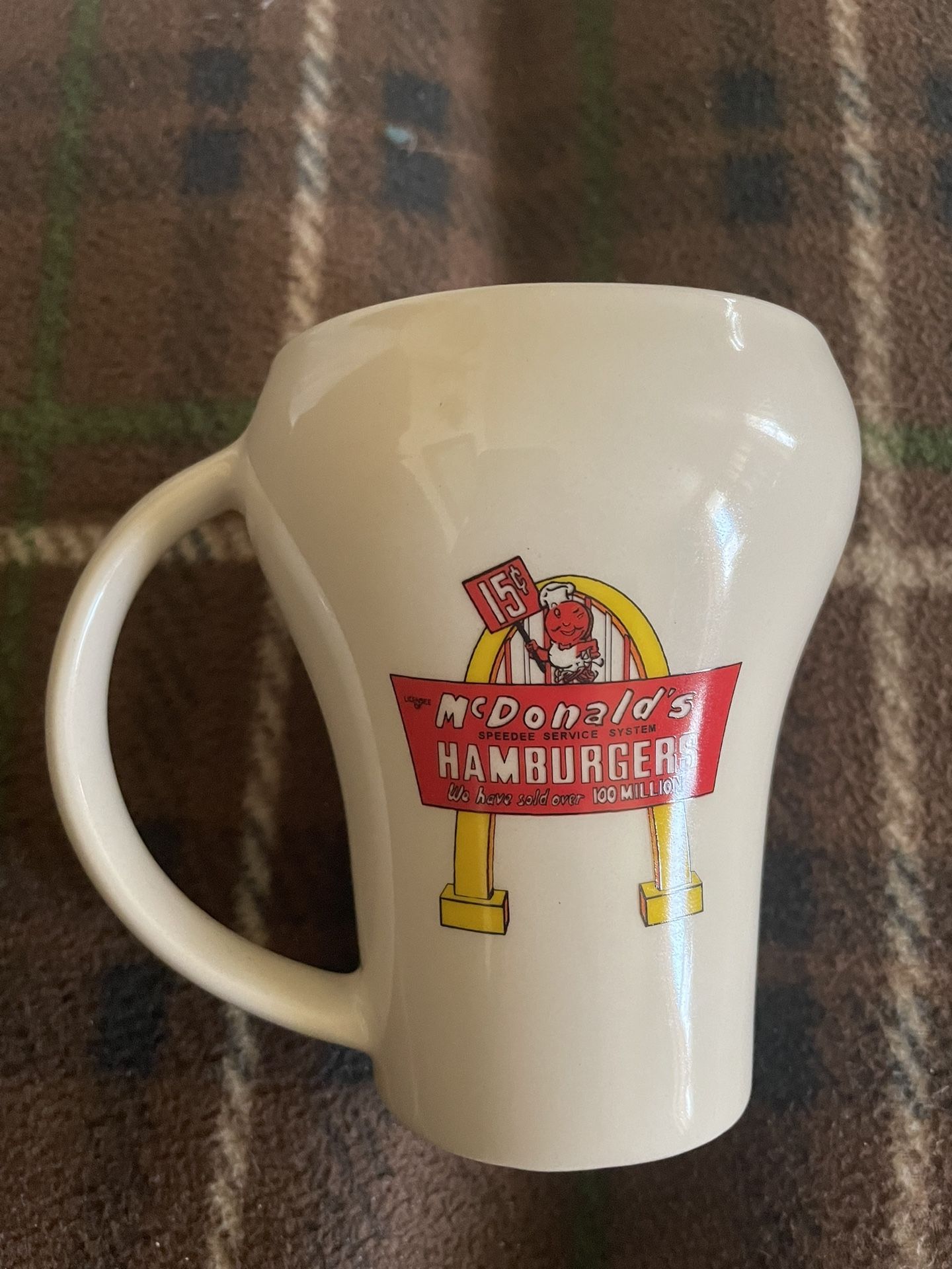 Vintage 15c McDonalds Hamburger Mug.