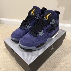 DS Air Jordan 4 Retro “Lakers” Size 5.5men/7women