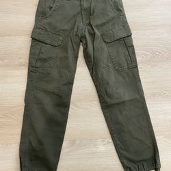Jack And Jones Army Green Utility Cargo Pants Size 30 