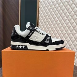 SNEAKERS | LV Denim Platform Sneakers |Trendy Casual Shoes, Chunky Fashion Sneakers | Shoes for Men & Women š