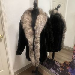 Leather vintage Coat  David Green 