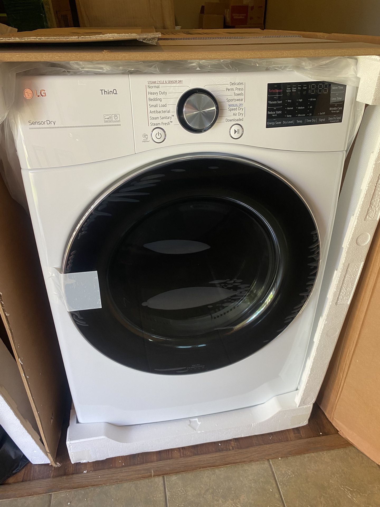 OR Best Offer BRAND NEW 7.4 cu. ft. Ultra Large Capacity Smart wi-fi Enabled Front Load Gas Dryer with TurboSteam