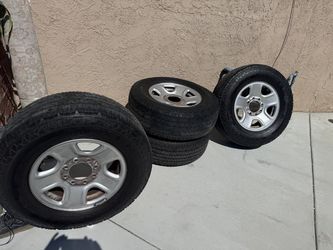 Set of 4 Truck Wheels and Tires