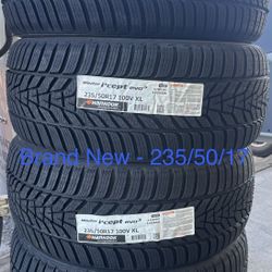 (4) - Brand New 235/50/17 Hankook Winter i*cept evo3 Snow Tires