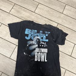 Billy Joel 2014 Concert T- Shirt At The Hollywood Bowl