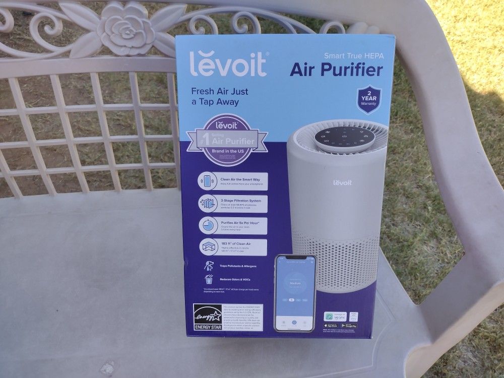 LEVOIT Air Purifier for Home Bedroom, Smart WiFi Alexa Control, AHAM VERIFIDE, 3-in-1 Filter with HEPA Sleep Mode for Allergies, Pollutants, Smoke