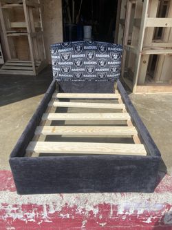 Raiders toddler bed