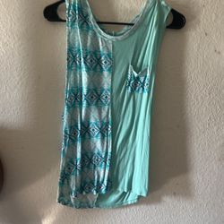 Teal Sleeveless Tunic