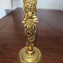 GOLD COLORED CANDLE HOLDER