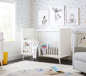 ✨ Beautiful West Elm x Pottery Barn Kids Convertible Crib + Toddler Bed Conversion Kit ✨