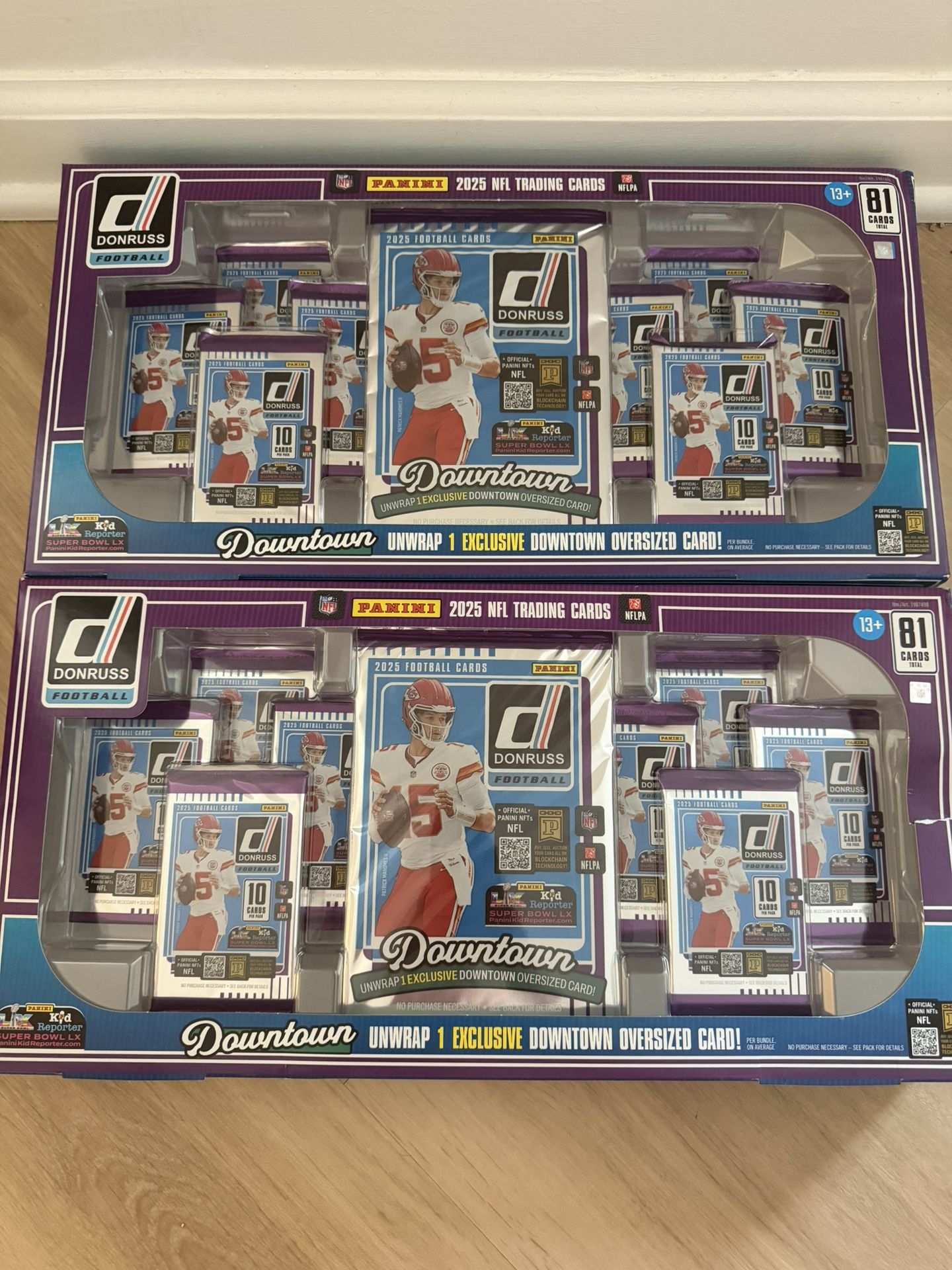 2 Pack 2025 Panini Donruss NFL Football Bundle From Costco Sealed